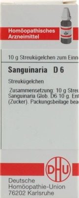 SANGUINARIA D 6 Globuli 10 g Globuli
