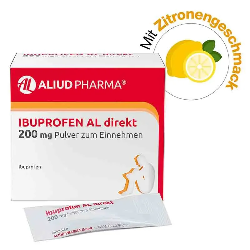 Ibuprofen AL direkt 200 mg Pulver bei Fieber und Schmerzen
