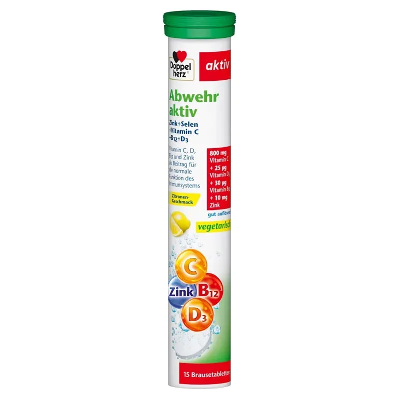 Doppelherz Abwehr aktiv 15 St Brausetabletten