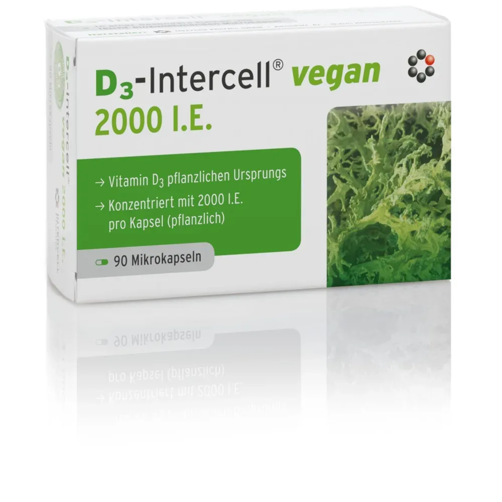 D3-Intercell vegan 2000 I.E. 90 St Kapseln