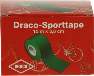 DRACOTAPEVERBAND 3,8 cmx10 m grün 1 St Verband