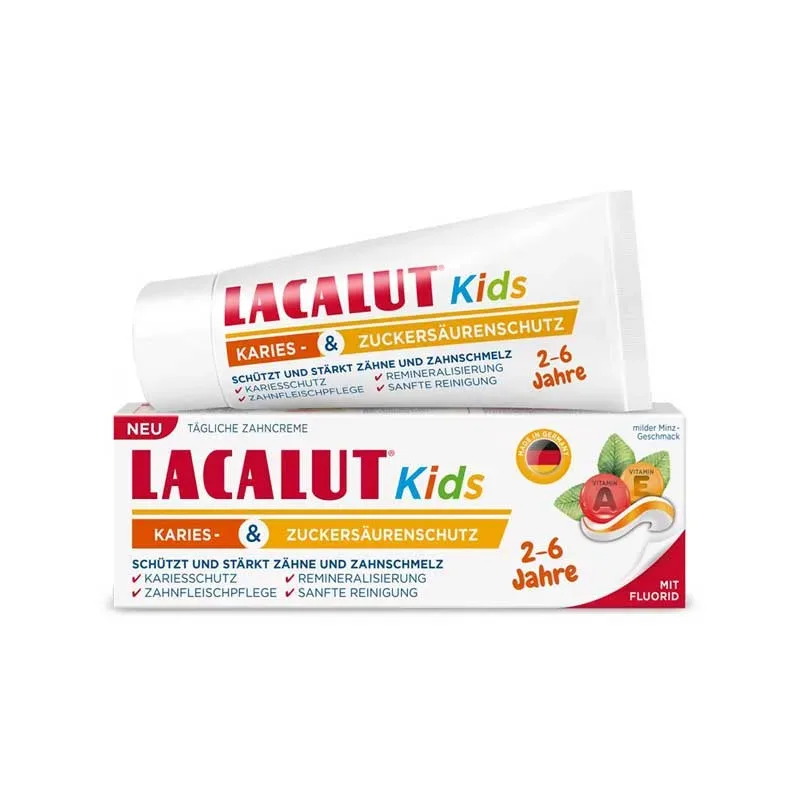 LACALUT Kids KARIES - &  ZUCKERSÄURENSCHUTZ 55 ml Zahncreme