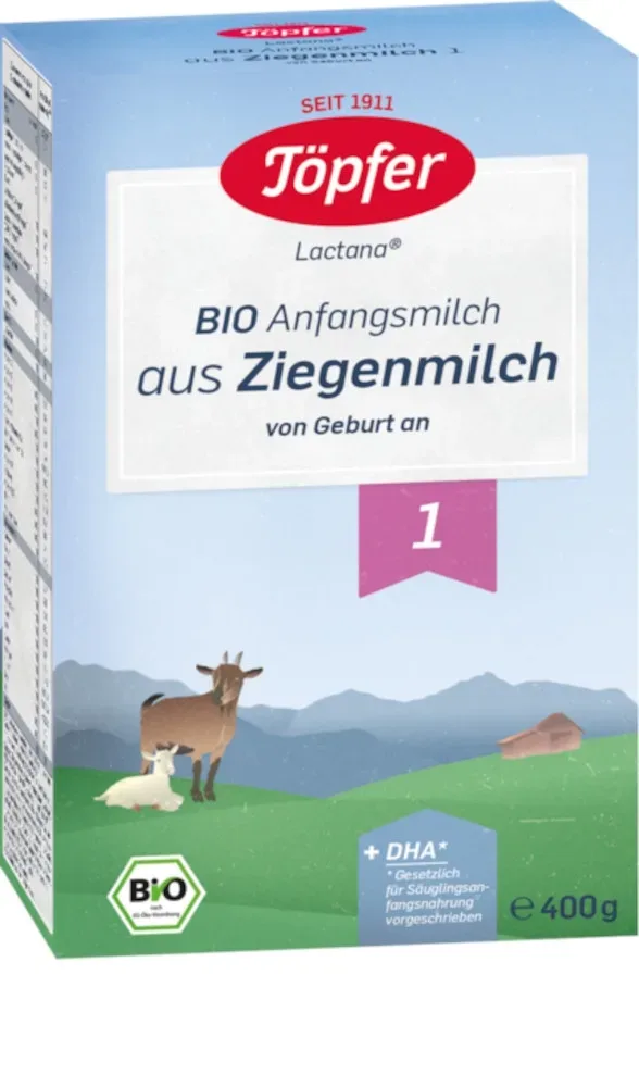 Töpfer BIO Anfangsmilch aus Ziegenmilch 400 g Pulver