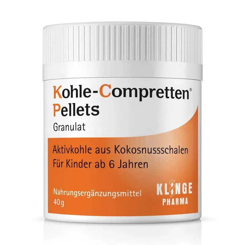 Kohle-Compretten Pellets 40 g Granulat
