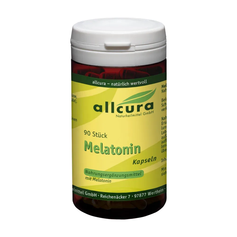 allcura Melatonin Kapseln 1mg 90 St Kapseln