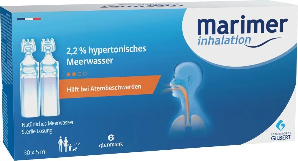 marimer inhalation 2,2 % hypertonisches Meerwasser 30X5 ml Inhalationslösung