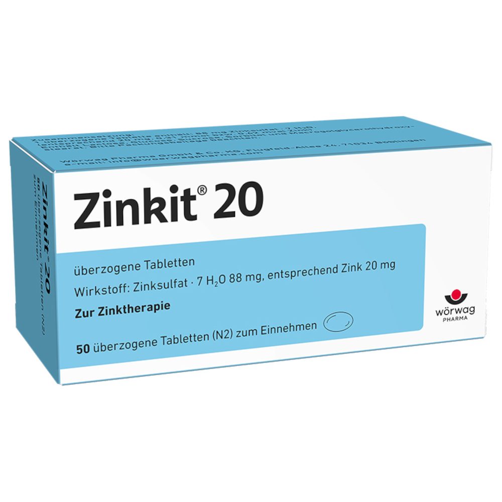 Zinkit 20 50 St Überzogene Tabletten