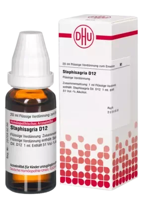 STAPHISAGRIA D 12 Dilution 20 ml Dilution