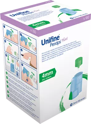 UNIFINE Pentips plus Kanüle 32 G 4 mm 100 St Kanüle