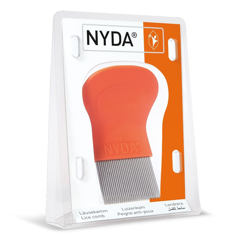 NYDA Läuse- und Nissenkamm Metall  1 St