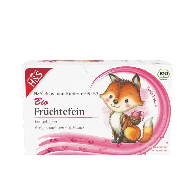 H&S Früchtefein Baby- und Kindertee Bio 20X2.5 g Filterbeutel