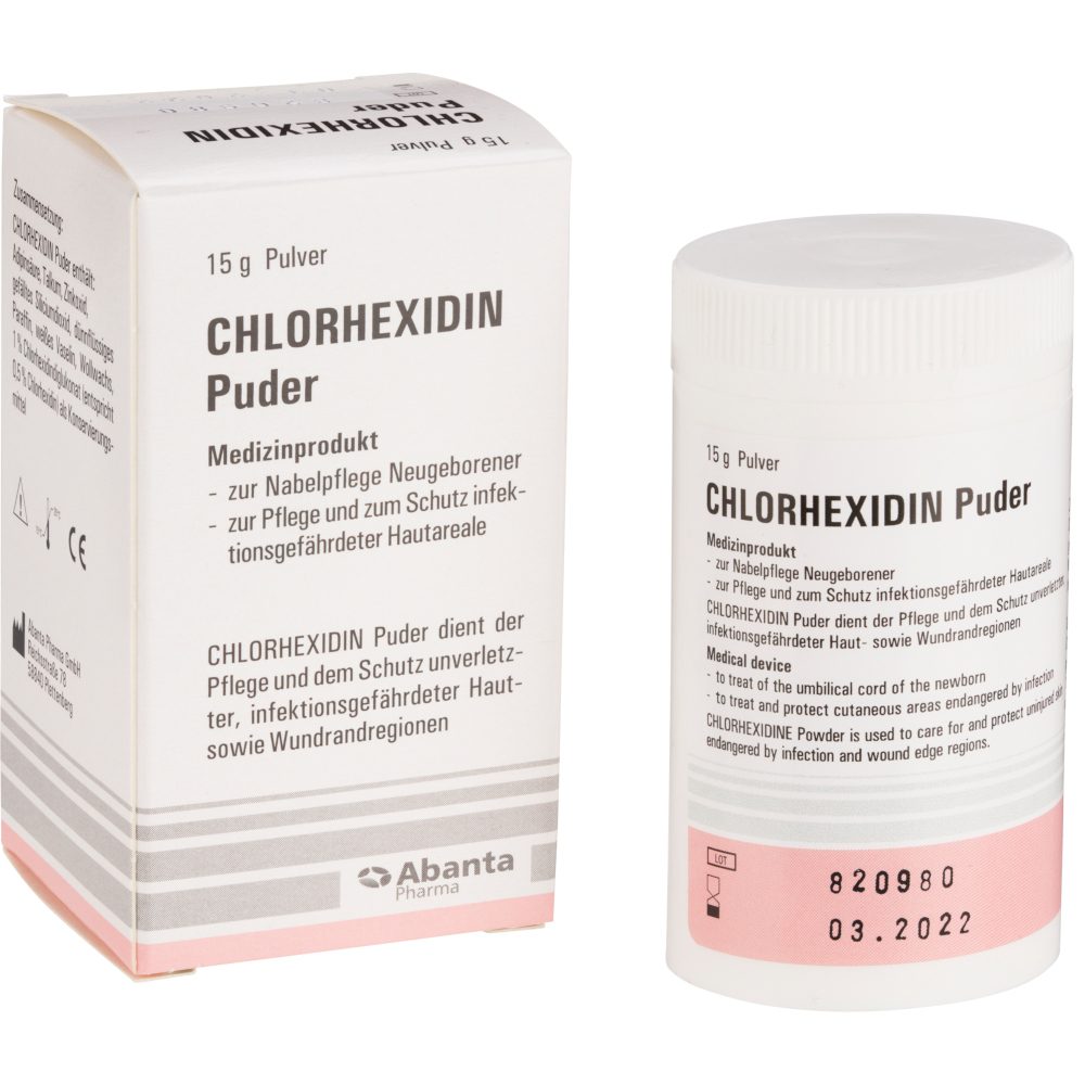 CHLORHEXIDIN Puder 15 g Puder