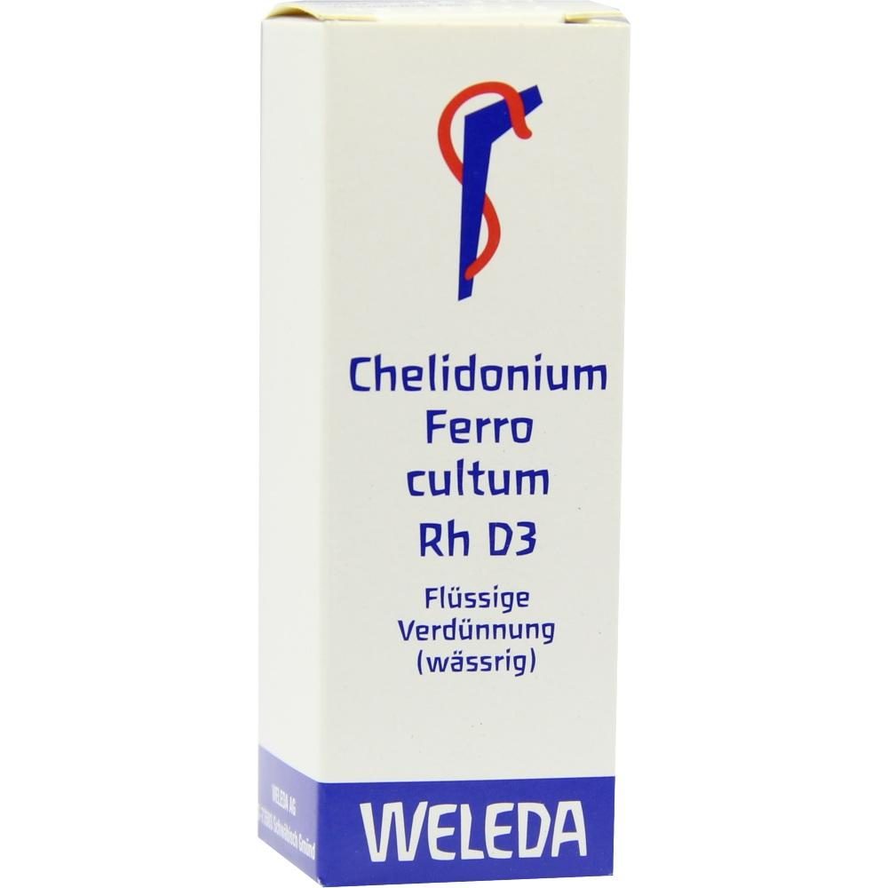 WELEDA CHELIDONIUM FERRO CULTUM Rh D 3 Dilution 20 ml Dilution