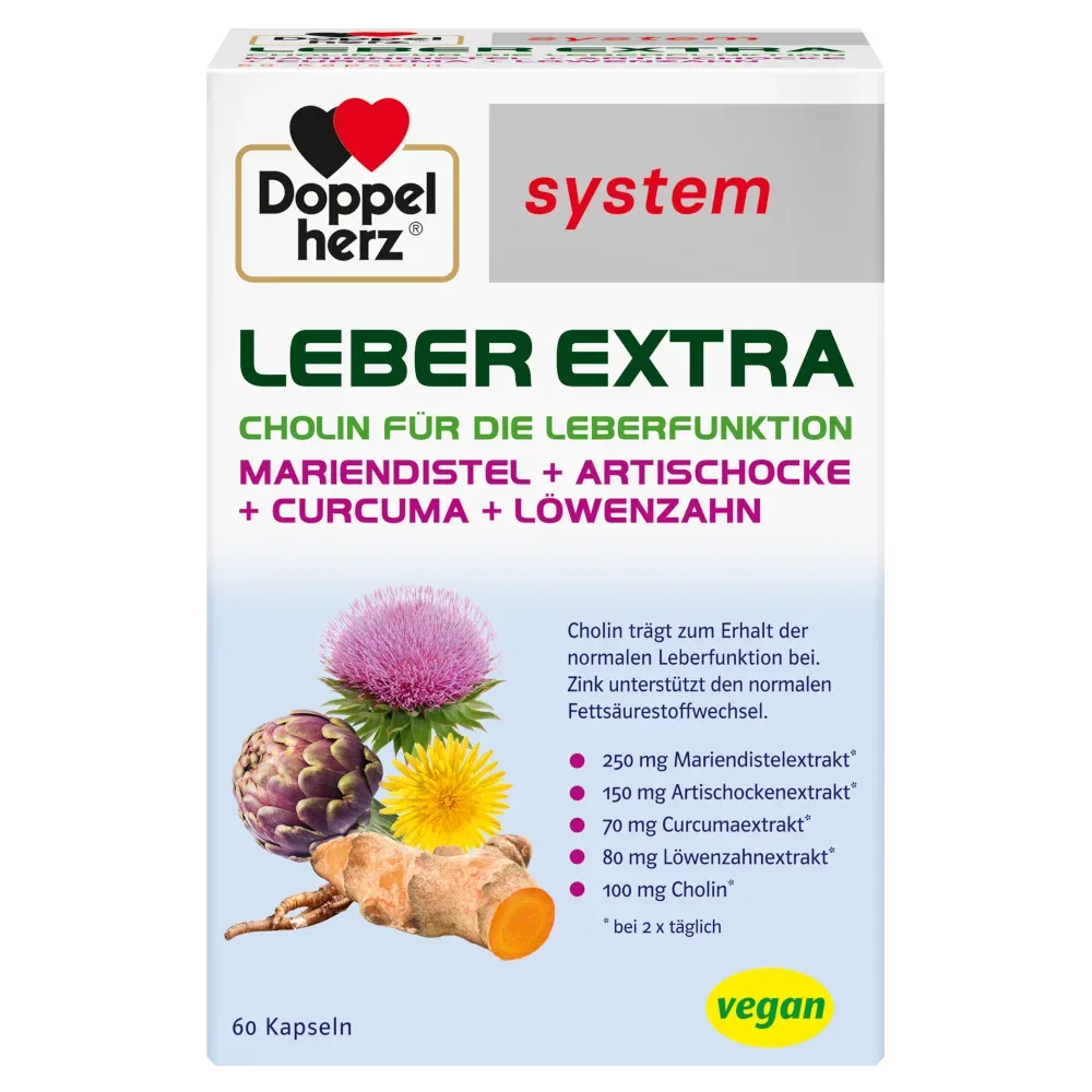 Doppelherz system LEBER EXTRA 60 St Kapseln