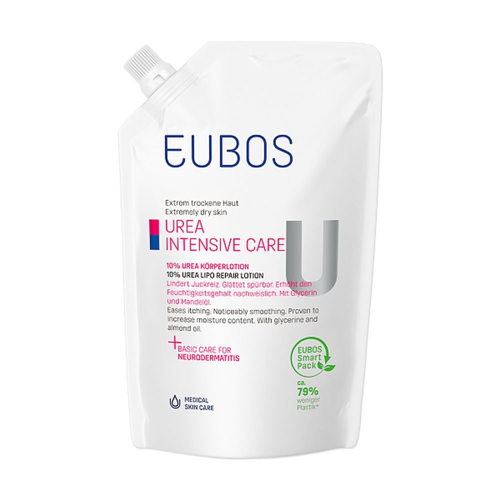 Eubos Extrem trockene Haut UREA INTENSIVE CARE 10% Körperlotion Nachfüllbeutel 400 ml Lotion