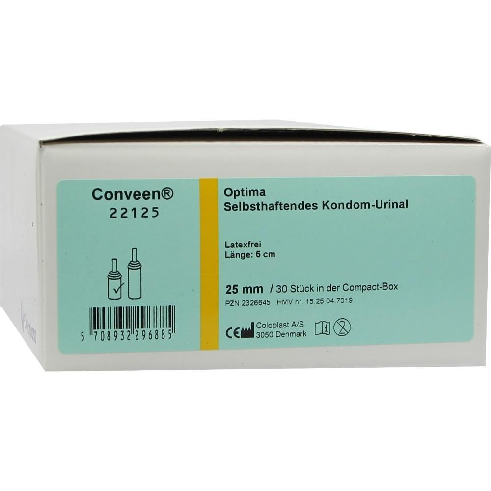 CONVEEN Optima Kondom Urinal 5 cm 25 mm 22125 30 St Kondome