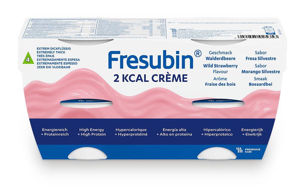 Fresubin 2 kcal Creme Walderdbeere 4X125 g Flüssigkeit