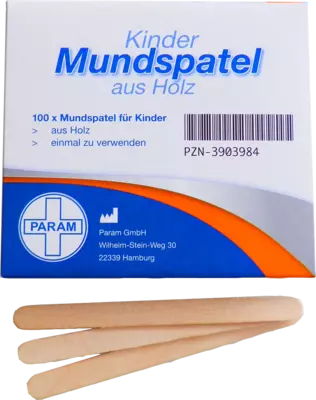 MUNDSPATEL Holz für Kinder 100 St
