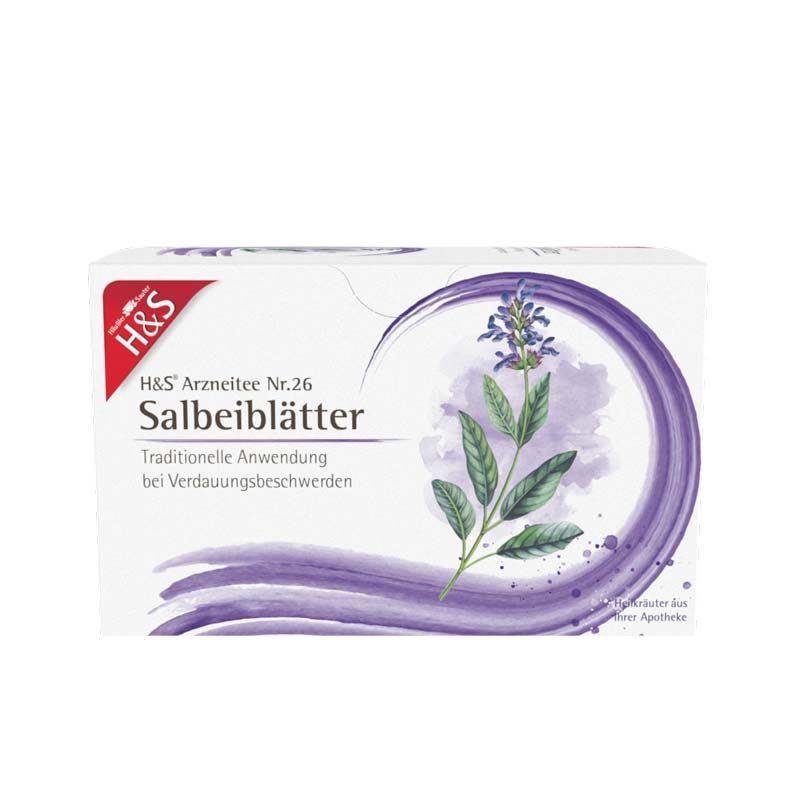 H&S Arzneitee Salbeiblätter 20X1.6 g Filterbeutel