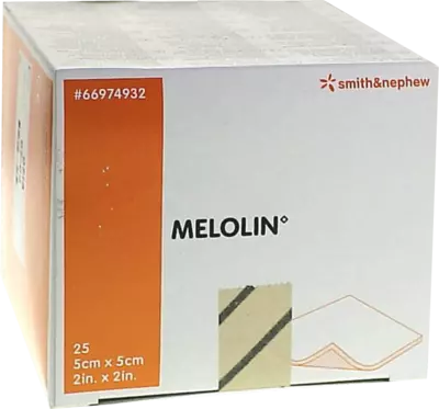 MELOLIN 5x5 cm Wundauflagen steril 25 St Verband