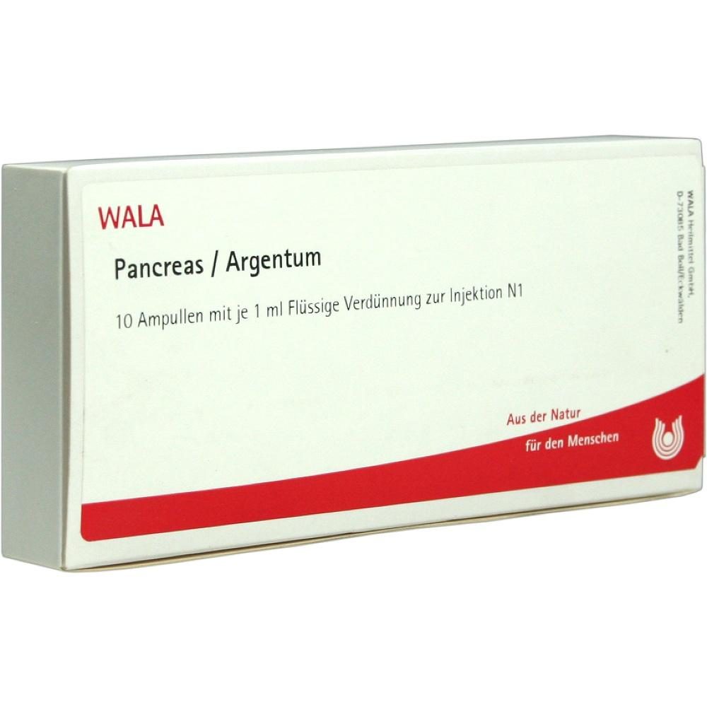 Pancreas/Argentum 10X1 ml Ampullen
