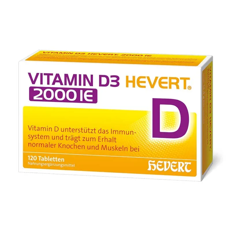 VITAMIN D3 HEVERT 2.000 I.E.  120 St Tabletten
