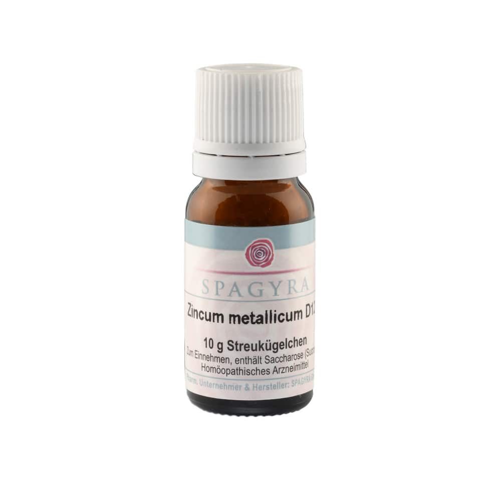 ZINCUM METALLICUM D 12 Globuli 10 g Globuli