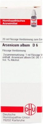 ARSENICUM ALBUM D 6 Dilution 20 ml Dilution