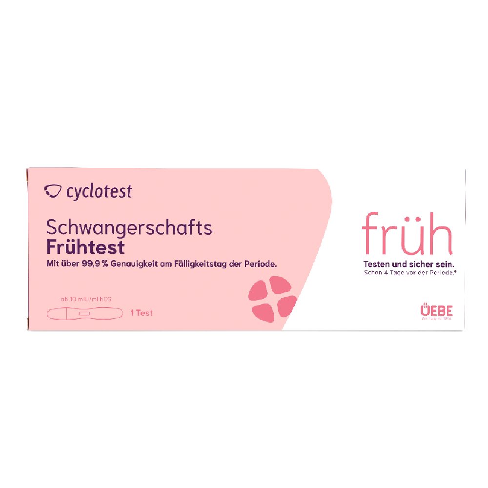 CYCLOTEST Schwangerschafts-Frühtest 10 mlU/ml Urin 1 St Test