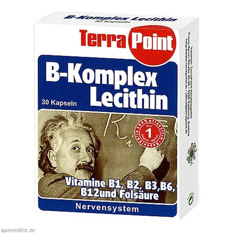 Terra Point B-Komplex Lecithin Nervensystem 30 St Kapseln