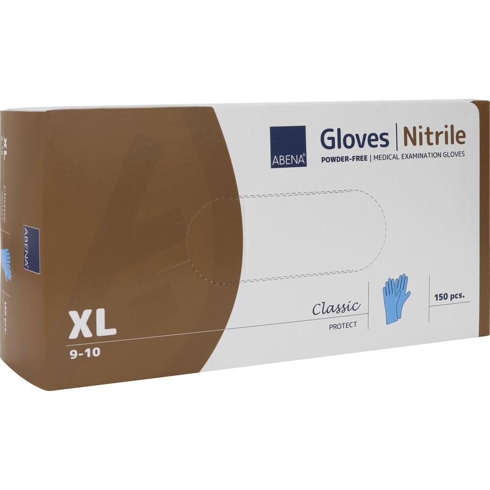 ABENA GLOVES NITRILE POWDER-FREE XL Classic 150 St Handschuhe