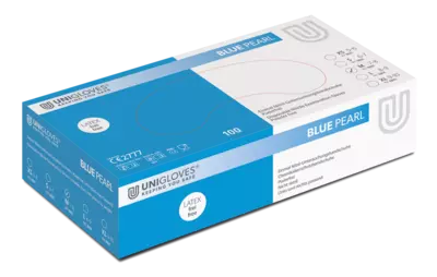 HANDSCHUHE Einmal Nitril XL blau 100 St Handschuhe