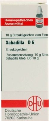SABADILLA D 6 Globuli 10 g Globuli