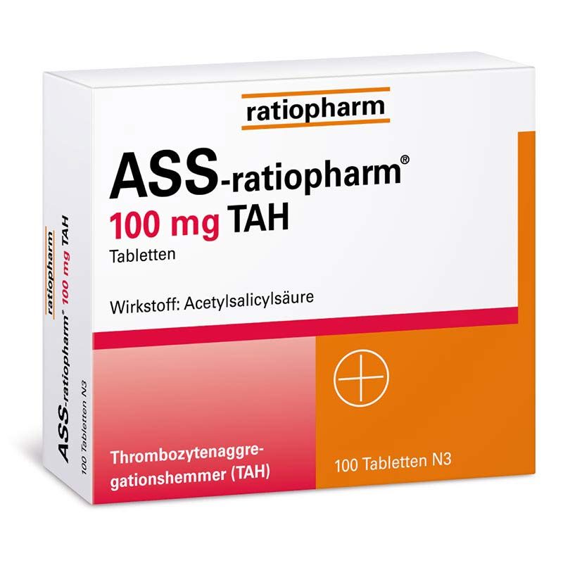ASS-ratiopharm 100 mg TAH  100 St Tabletten