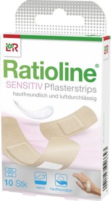 RATIOLINE sensitive Pflasterstrips in 2 Größen 10 St Pflaster