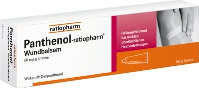 Panthenol-ratiopharm Wundbalsam 100 g Creme