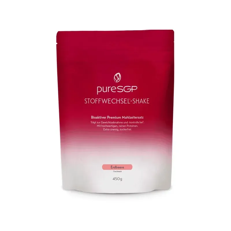 pureSGP STOFFWECHSEL-SHAKE Erdbeere 450 g Pulver