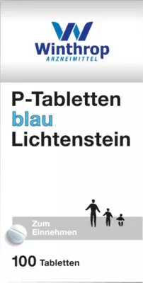 P TABLETTEN blau 8 mm Teilk. 100 St Tabletten