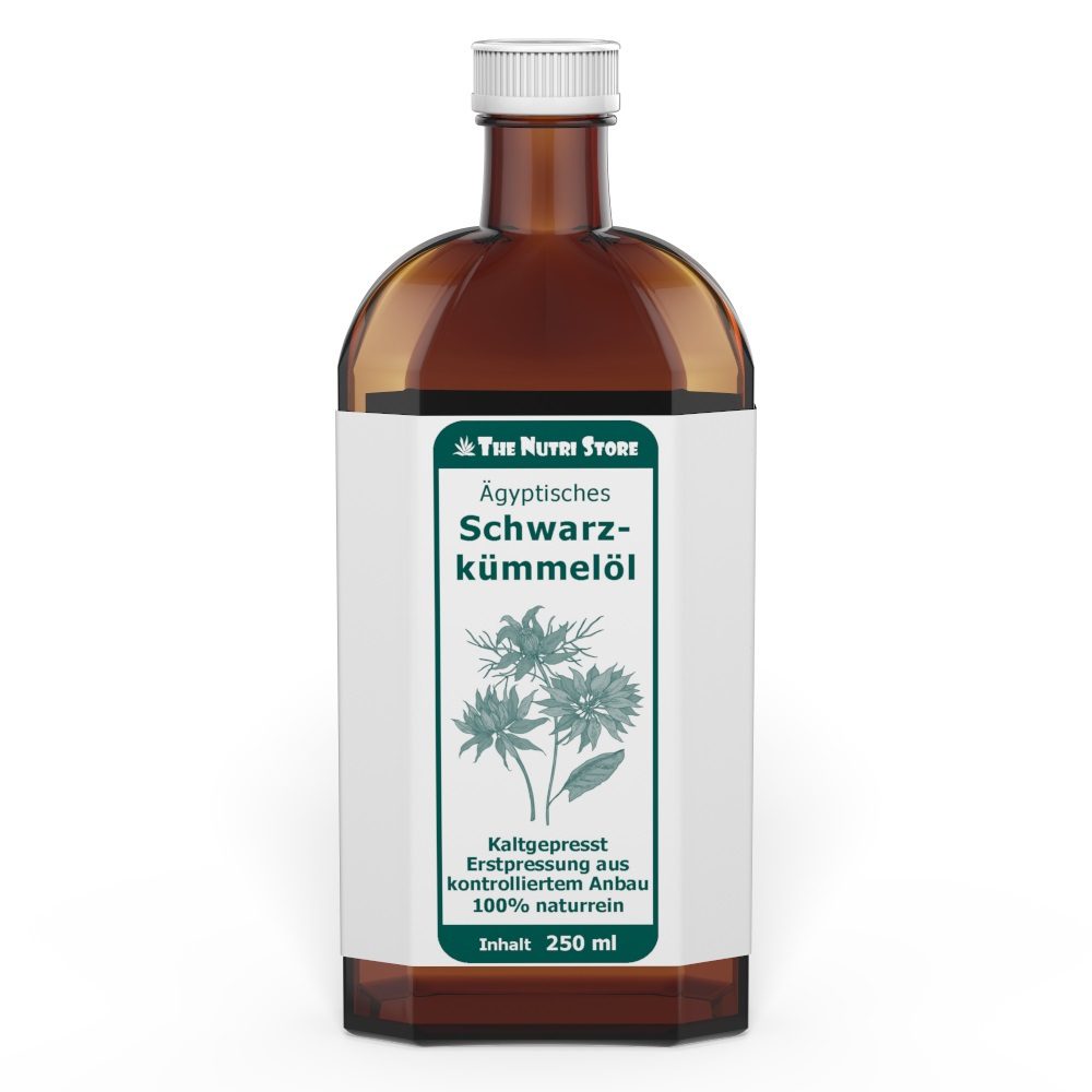 SCHWARZKÜMMELÖL 100% ägyptisch kaltgepresst 250 ml Öl