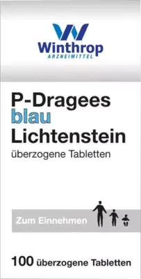 P DRAGEES blau 100 St Überzogene Tabletten