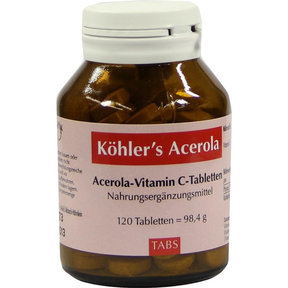 KÖHLER'S Acerola Tabletten 120 St Tabletten
