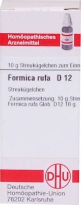 FORMICA RUFA D 12 Globuli 10 g Globuli
