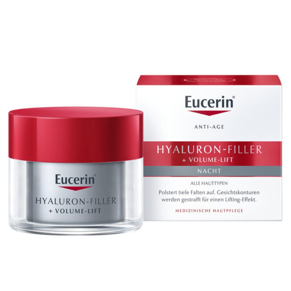 Eucerin HYALURON FILLER + VolumeLift Nachtpflege Creme +20% sparen* 50 ml Creme