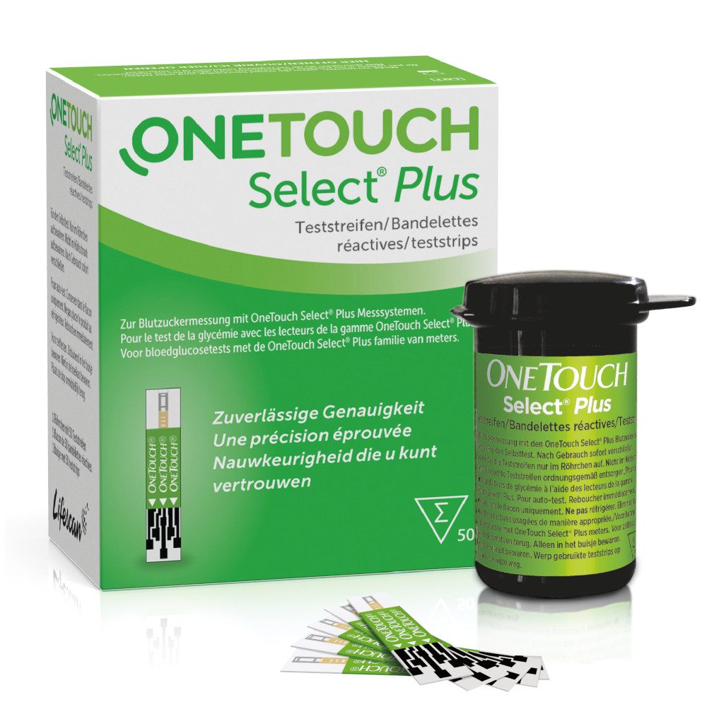 ONETOUCH Select Plus Blutzuckerteststreifen 50 St Teststreifen