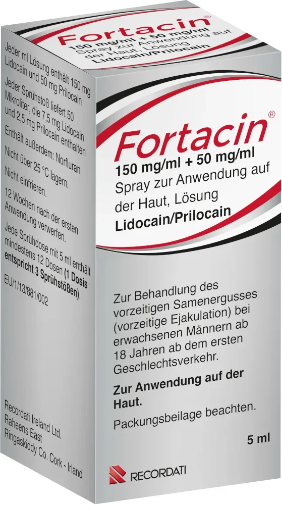 Fortacin 150 mg/ml + 50 mg/ml 5 ml Spray
