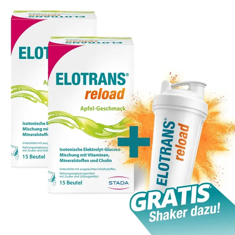 ELOTRANS reload Apfel Doppelpack 2X15X7.45 g Pulver