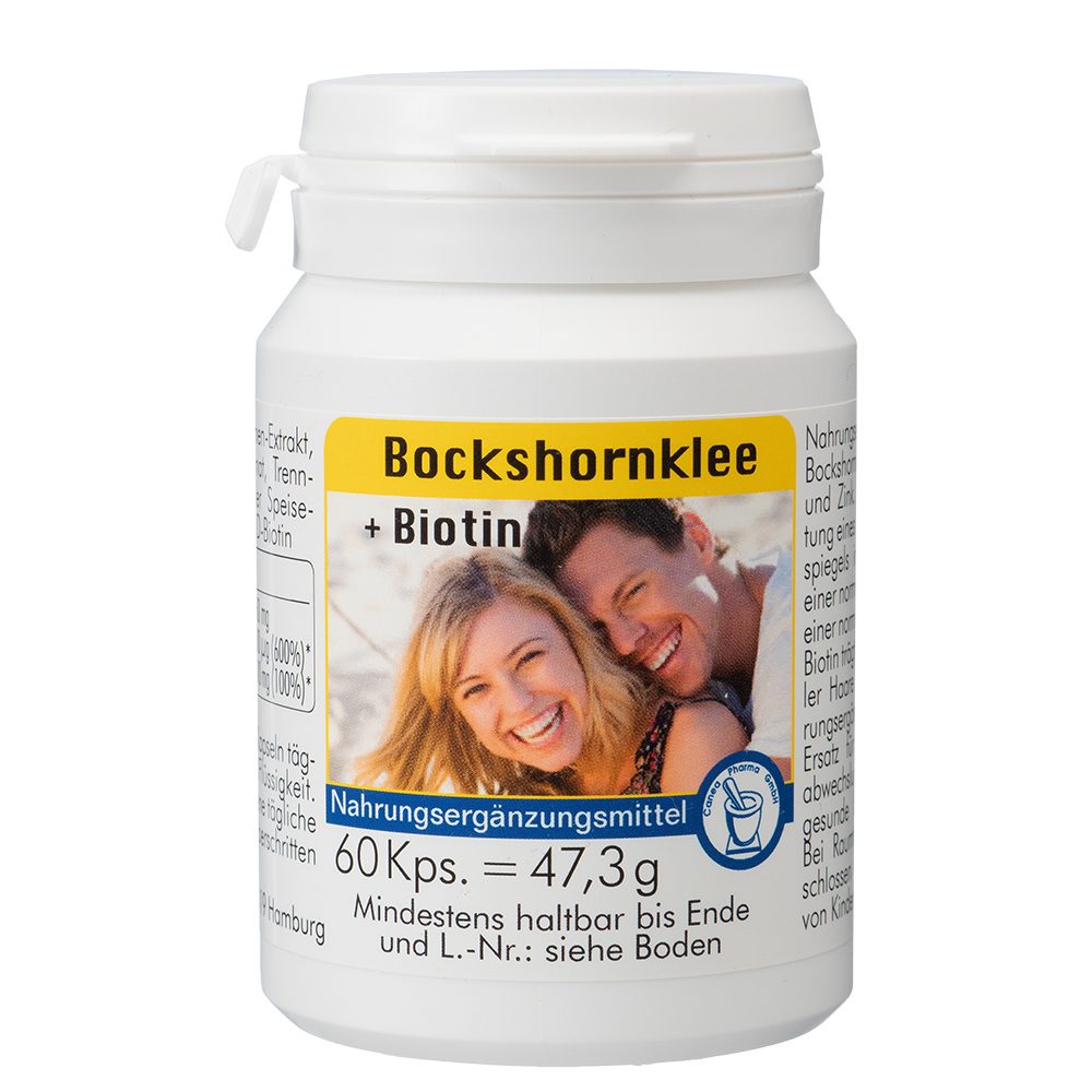 BOCKSHORNKLEE+Biotin Kapseln 60 St Kapseln