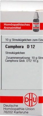 CAMPHORA D 12 Globuli 10 g Globuli