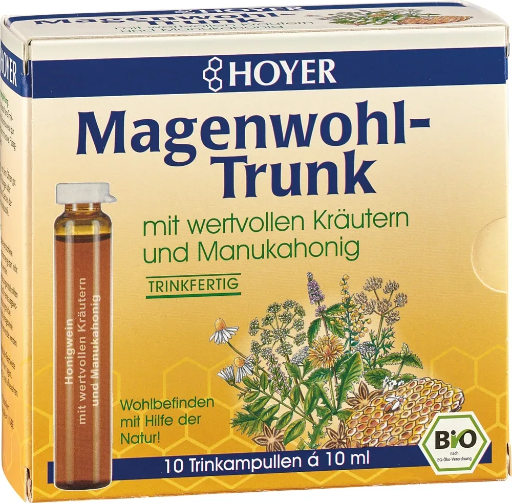 HOYER Magenwohl Trunk Trinkampullen  10X10 ml Trinkampullen