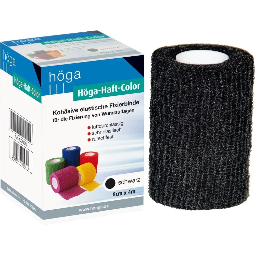 HÖGA HAFT Color Fixierb.8 cmx4 m schwarz 1 St Binden